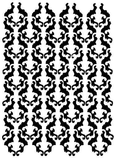 Stencil - Rococo (8x5 inch)